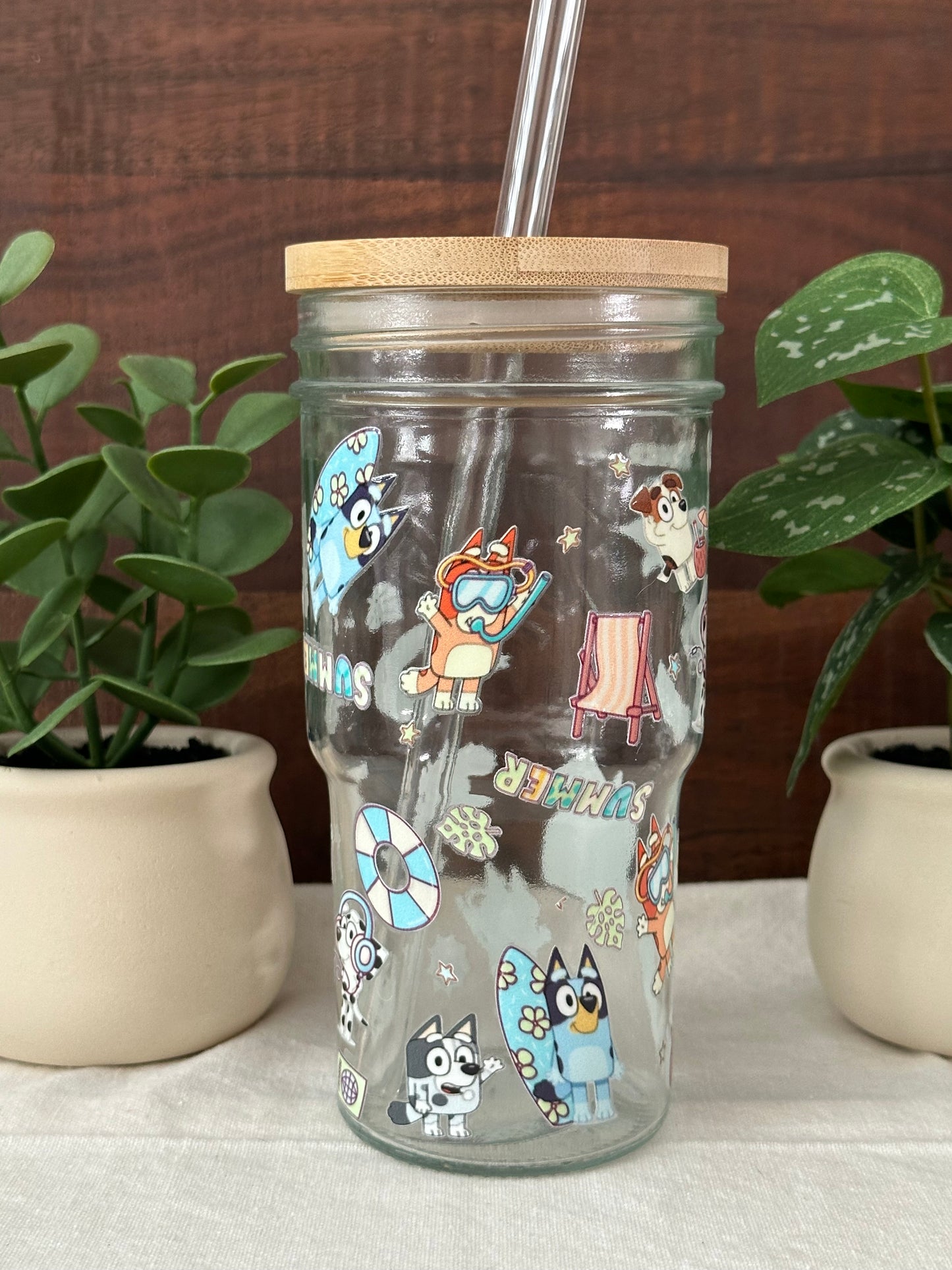 Bluey & Friends Ball Jar