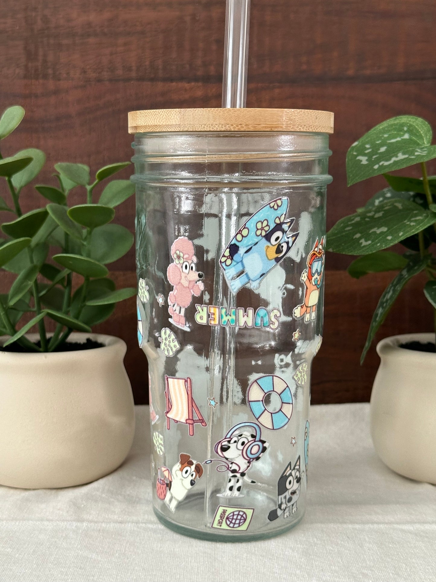 Bluey & Friends Ball Jar
