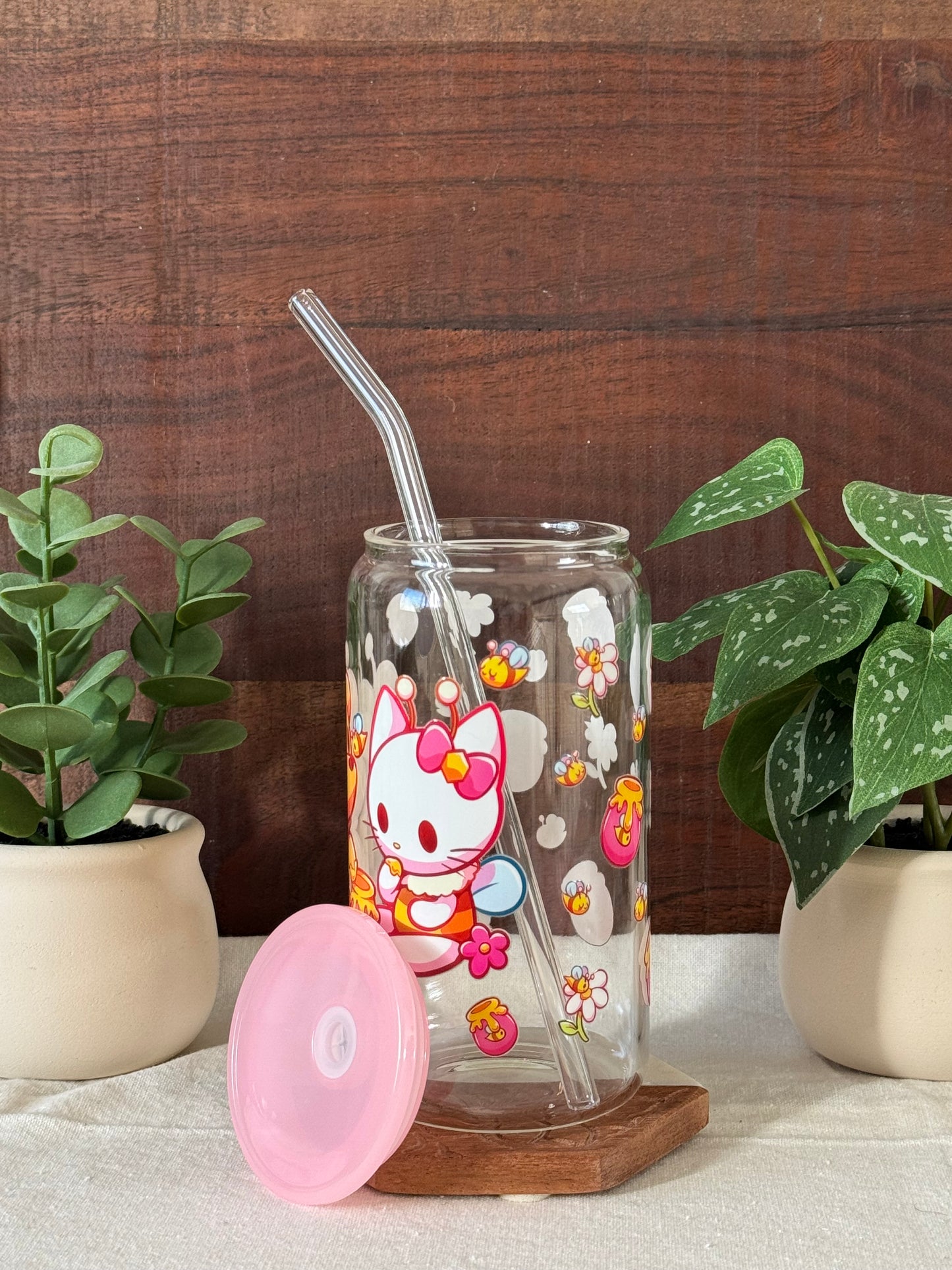 Winnie the Pooh and Hello Kitty
