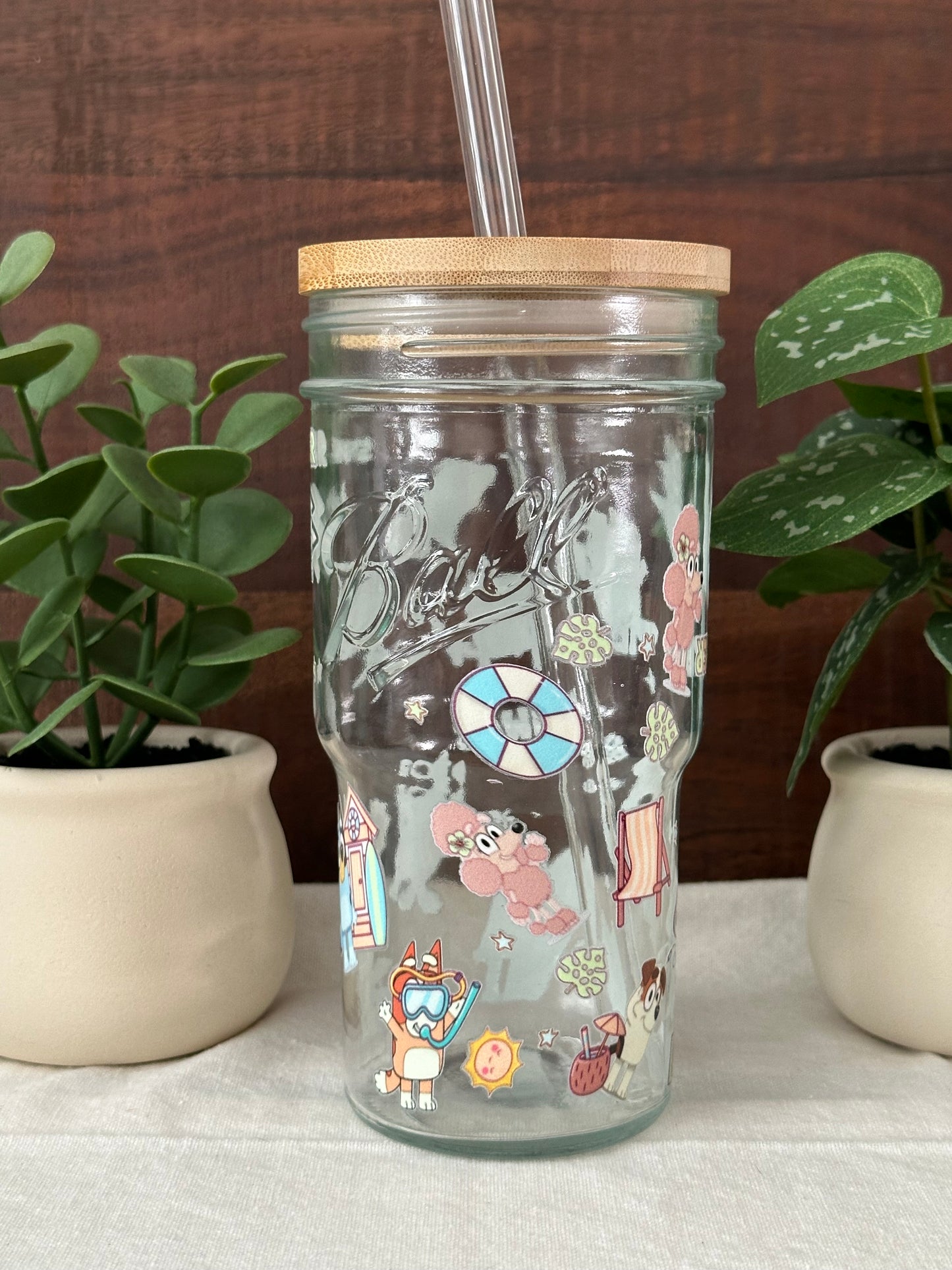 Bluey & Friends Ball Jar