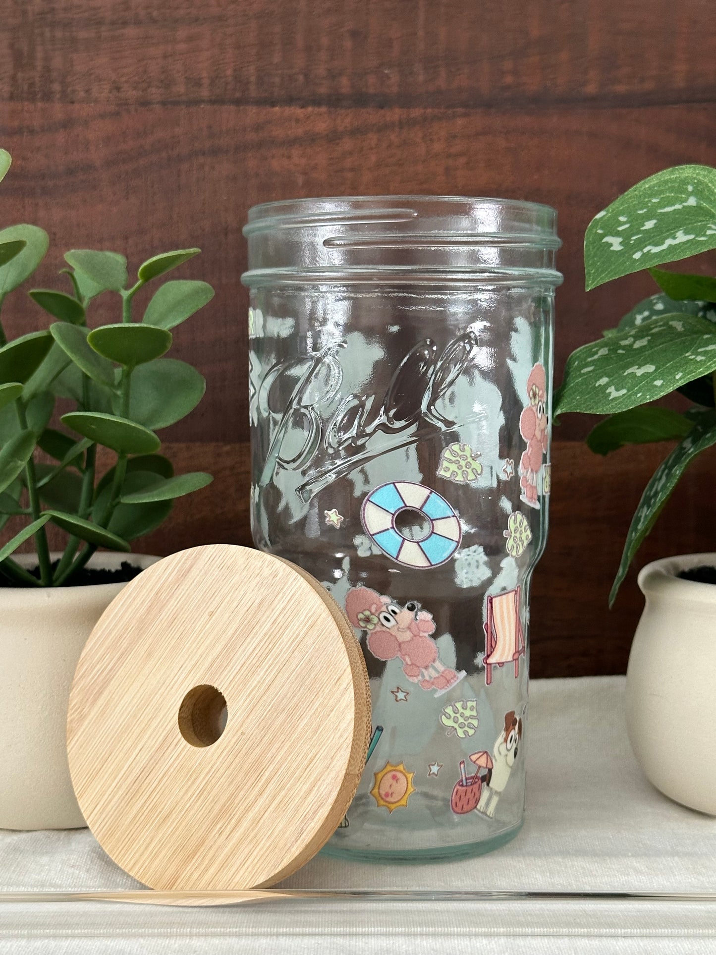 Bluey & Friends Ball Jar