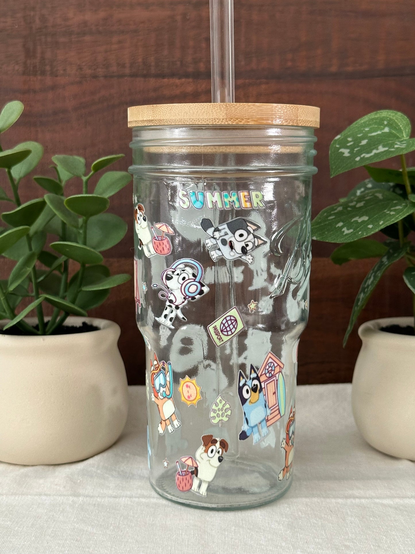 Bluey & Friends Ball Jar