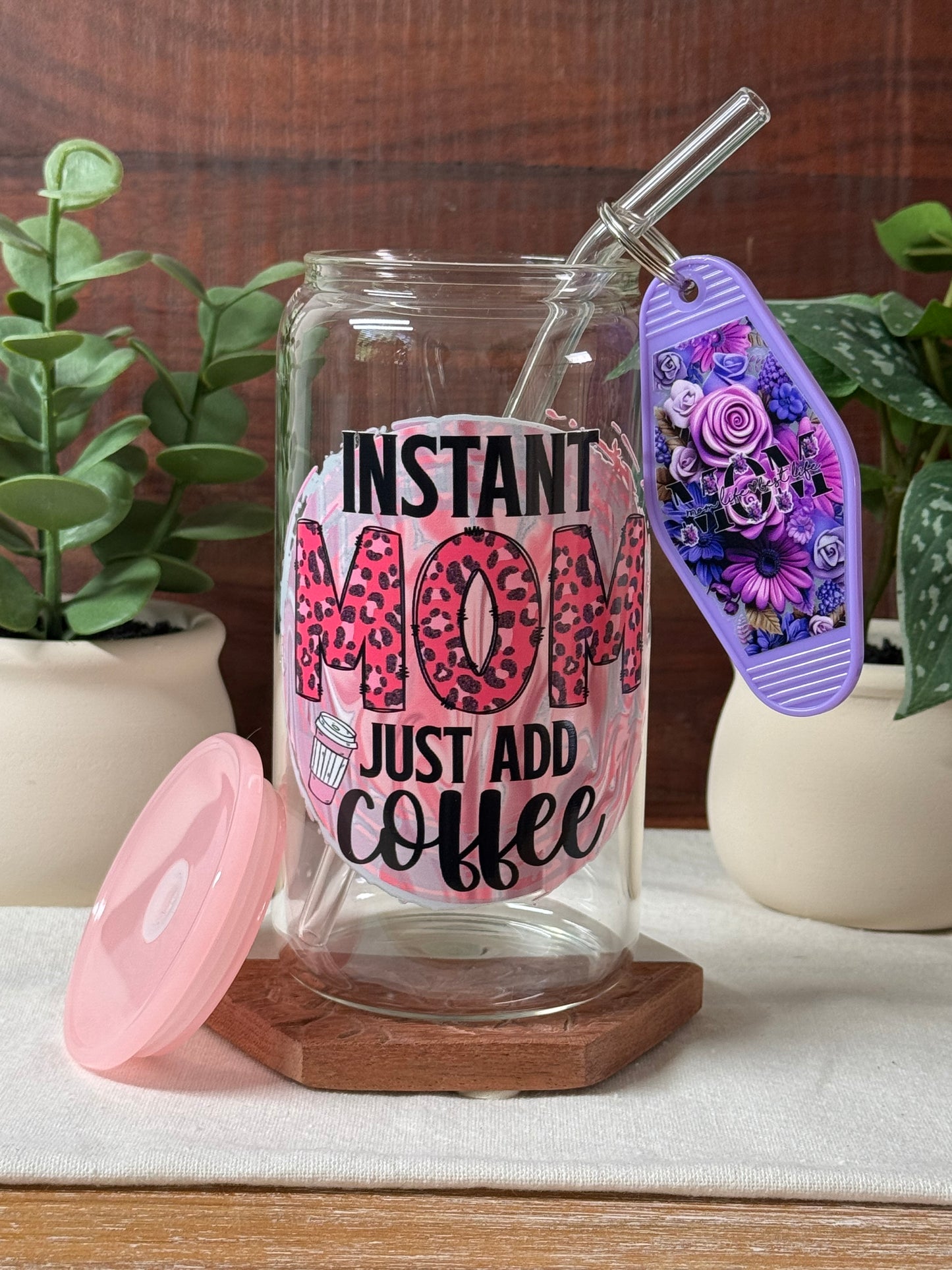 Mom Coffee Cup and Key Chain