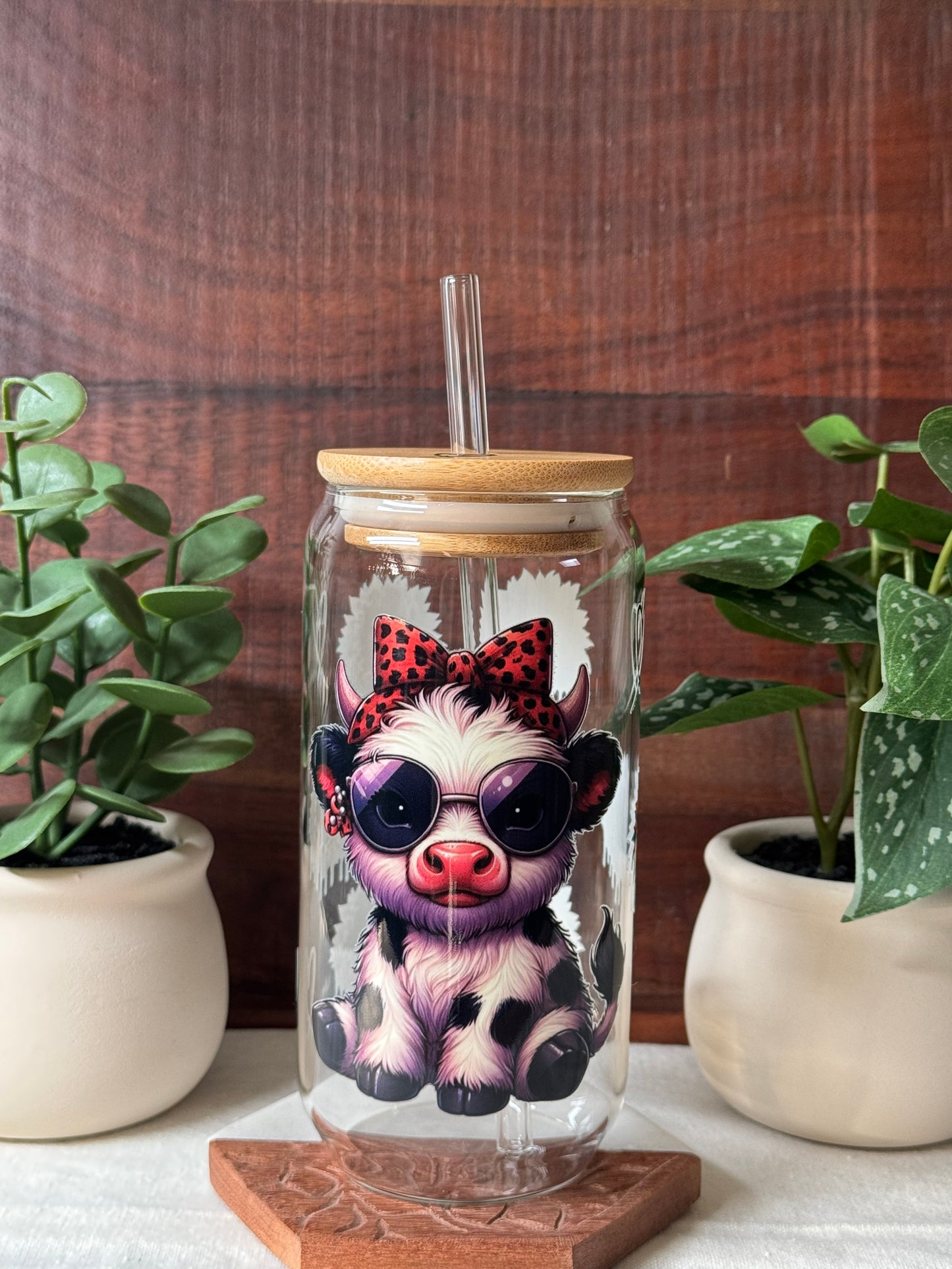 Cute Cow with Sunglasses