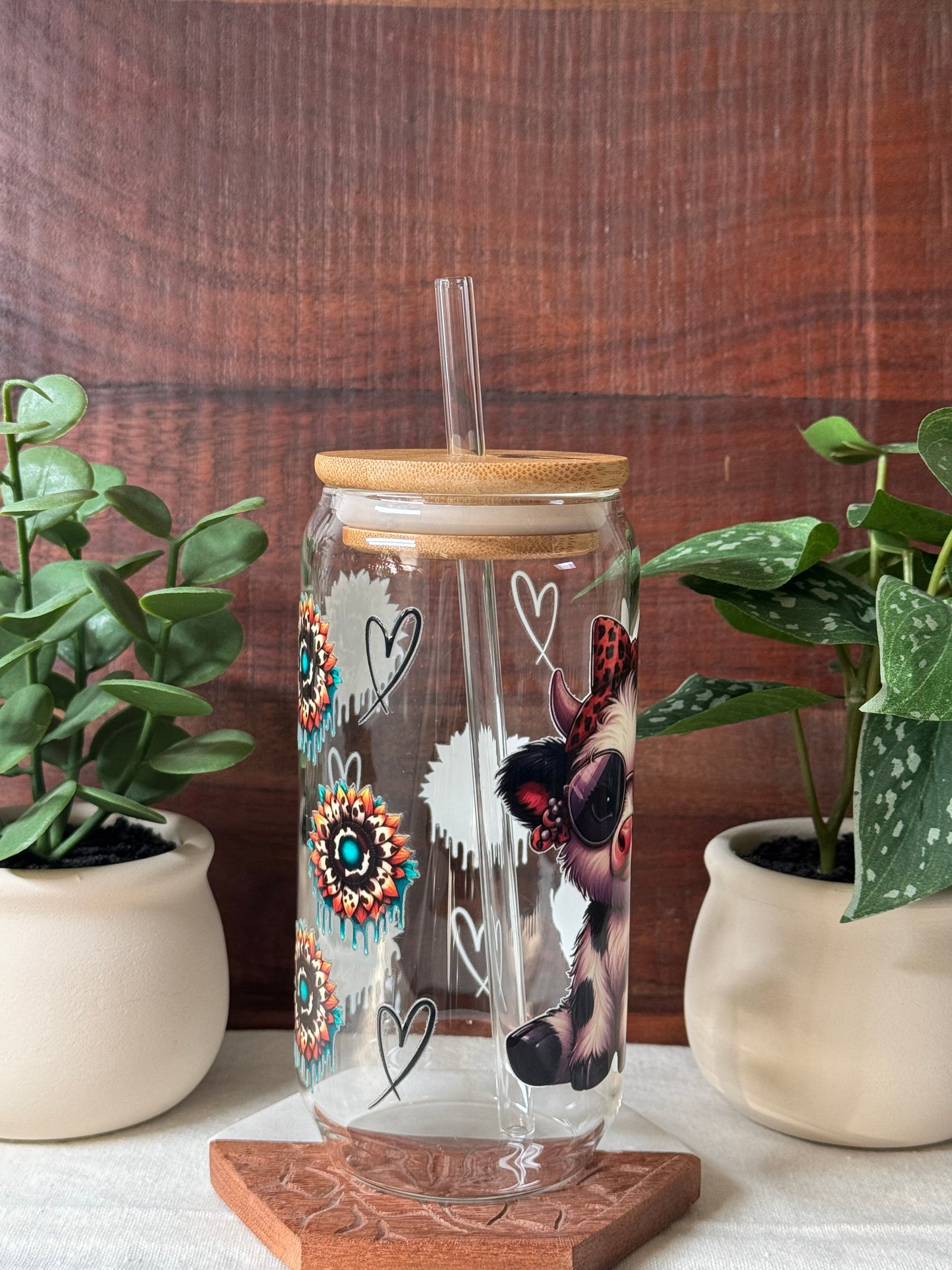 Cute Cow with Sunglasses